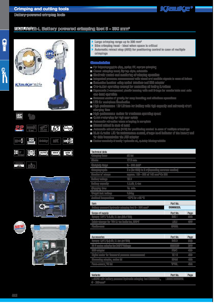 Catálogo EKM60/22L