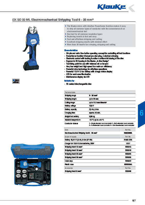 EKSD50ML - Catálogo